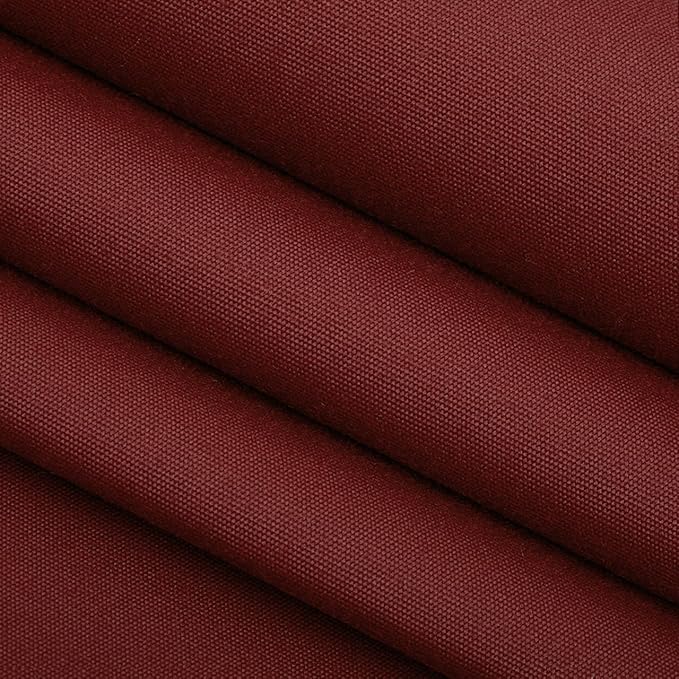 RSH DECOR: Sunbrella Pillow Covers Set of 2 | Covers Only - 20" x 12" | Outdoor Lumbar Pillow Covers Crafted with Sunbrella Performance Fabric | Canvas Burgundy