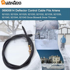 Deflector Control Cable 06900614 for Ariens Deluxe 24" 28" 30" 32" Platinum SHO 24" 30" AX 254cc Engine Snowblower Replace Gravely 885912 Snow Blower Replacement Chute Deflector Cable