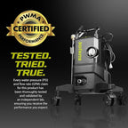 Sun Joe Electric Pressure Washer w/Wheels & 3 Quick-Connect Nozzles, 2200 PSI (PWMA Certified), 1.1 GPM, 14.9-Amp Motor - Heavy-Duty Cleaning Machine for Patios, Decks, Sidewalks & Cars, SPX3000-QW2