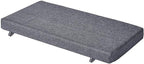 48x 12 Inch Piano Bench Cushions for Indoor Furniture with Ties Non Slip Kitchen Dining Room Bench seat Cushion for Shoe Storage Ottoman Window Settee Pad, Gray