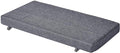 36 x 12 Inch Piano Bench Cushions for Indoor Furniture with Ties Non Slip Kitchen Dining Room Bench seat Cushion for Shoe Storage Ottoman Window Settee Pad, Gray