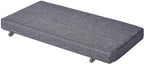 36 x 12 Inch Piano Bench Cushions for Indoor Furniture with Ties Non Slip Kitchen Dining Room Bench seat Cushion for Shoe Storage Ottoman Window Settee Pad, Gray