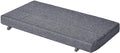 48 x 14 Inch Piano Bench Cushions for Indoor Furniture with Ties Non Slip Kitchen Dining Room Bench seat Cushion for Shoe Storage Ottoman Window Settee Pad, Gray