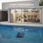 WYBOT C2 Vision AI Camera Cordless Pool Vacuum Robot for inground Pools, 8-in-1 Pool Cleaner, Ultra-fine Filtration, Brushless Motor Powerful Suction, Wall Climbing, Waterline Cleaning, Gray Green