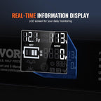 VEVOR Modified Sine Wave Inverter, 3000Watt Power Inverter DC 12V to AC 120V LCD Display with 3 AC Outlets 2 USB Port 1 Type-C Port 10 Spare Fuses, for Large Household Equipment, CE FCC Certified