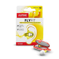 Alpine FlyFit - Earplugs for Pressure Relief & Preventing Ear Pain While Flying - Airplane Travel Essentials - Comfortable Reusable Hypoallergenic Earplugs with Ultra Soft Filter