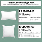 RSH DECOR: Sunbrella Pillow Covers Set of 2 | Covers Only - 20" x 12" | Outdoor Lumbar Pillow Covers Crafted with Sunbrella Performance Fabric | Canvas Black