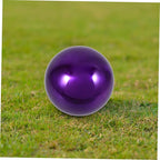 Garden Reflective Ball Gazing Globe Ball Gazing Ball Shiny Hollow Sphere Sparkling Gazing Door Decor Mirror Ball Mirrors Stainless Steel Outdoor Purple Ball Rack
