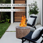 Afterglow Bonfire 20.5 Inch Smokeless Fire Pit with Removable Ash Pan - Portable Outdoor Fire Pit - Stainless Steel - Wood Burning Lightweight Fireplace, Ideal for 4-6 People