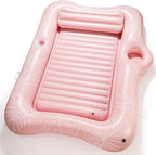 HeySplash Pool Lounger Float for Adult, Inflatable Pool Floats Bed Cooling Contour Lounger Rafts, Water Rafts for Lake, Outdoor Beach Pool Party