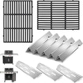 Genesis II Grill Parts for Weber Grill Grates Flavorizer Bars for Weber Genesis II GS4 Cooking Grates Heat Deflector Replacement Parts for Weber Genesis 2 E-310 E-315 S-335 Grill Accessories