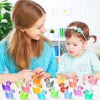 280 pcs Luminous Mini Resin Ducks, Glow in The Dark Tiny Ducks Figures to Hide, Bulk Plastic Duck Miniature for Dollhouse Micro Landscape Aquarium Potted Cake Decor DIY Craft Gifts Party Favors