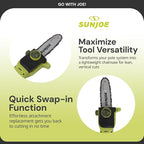 Sun Joe GTS4001-2C-PSHEAD Replacement Chainsaw Head for GTS4001C, GTS4002C, & GTS4004-XT