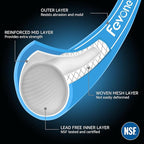 Fevone Garden Leader Hose 5 ft., Lightweight Hybrid Water Hose, Flexible and Durable, Leak-Free Connections