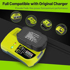 ARyee 3000mAh P108 Compatible with Ryobi Lithium Battery 18 Volt ONE+ P102 P103 P104 P105 P107 P108 P109 P190 P191 P122 with LED