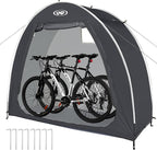 UNP Bike Storage Shed Tent, Portable Outdoor Bike Storage Tent with 210D Oxford Thick PU4000 Waterproof for 1/2/3/4 Bikes, Bike Covers Storage Shed for Bicycles, Lawn Mower, Garden Tools