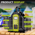 350W Power Inverter for Ryobi 18V ONE+ Battery, 2-Port 18V DC to 120V AC Inverter with LED Light, 3 USB-A, 1 USB-C, DC and AC Ports. Portable Battery Inverters for Outdoor Use(Tool Only)