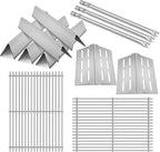 7524 7528 Cooking Grates 7622 Heat Deflectors 7620 Flavorizer Bars with Burner Tube Set for Weber Genesis Grill Replacement Parts E-310 E-320 E-330 S-310 S320 S-330 EP-310 EP-320