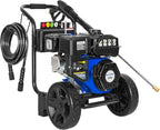 BILT HARD 3500 PSI 2.5 GPM Gas Power Pressure Washer, 224cc 4-Cycle Engine, Heavy Duty Gas Pressure Washer with Spray Gun and Wand, 5 Quick Connect Nozzle Tips, 3/5"×25' Hose, 49-State
