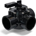 FibroPool Swimming Pool Diverter Valve - 2 Inch - 3 Way - Positive Seal & Non Lube Replacement Valve for Pools and Spas