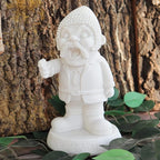 Unpainted Military Garden Gnomes, Say What Again! Funny War Gnome, DIY Paint Your Own Funny Army Gnomes, Resin Soldier Statue, Dwarf Gangster Statue, Statue for Indoor Outdoor Lawn Yard Decorations