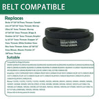 585416MA 585416 1/2" x 38" Snow Blowers Auger Drive Belt Replace Cub Cadet MTD White Outdoor Murray Craftsman 585416 754-0275 954-0275 954-0282(2 Pack)