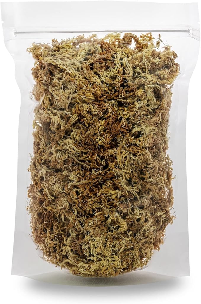 Premium New Zealand Sphagnum Moss by Gardenera - Organic Hand Mixed Long Fibered Sphagnum Moss Orchid - 2 Quart