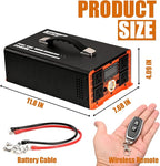 Jamesin 2000 Watts Pure Sine Wave Inverter, 4000 Watts Peak Power, 12 VDC to 110/120 VAC with LED Display for Home, Truck, Car, RV, Residential Solar Systems