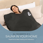 LifePro RejuvaWrap Far Infrared Sauna Blanket for Detox & Relaxation – Available in 5 Colors & 3 Models – Portable Sauna Blanket Infrared for Muscle Relief, Circulation & Recovery – 9 Heat Levels