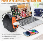 Power Bank with AC Outlet 100W Portable Power Station 26400mAh Battery Pack 97Wh Portable Outlet Charger 110V Battery Bank for Camping Emergency and Home Use