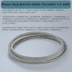 1/2 x 109'' Mower Deck Belt Replace for Cub Cadet MTD Troy Bilt Toro 954-04045 754-04045, Deck Belt 112-5800 LX420 LX425 LX426 LT1042 (954-04045)