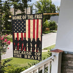 Veterans Day Garden Flag 4th of July Decorations Vertical Double Sided Outdoor Yard Flags 12.5x18 Inch Burlap Banners for House Lawn