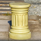 18-inch Tall Garden Pedestal Stand for Indoor & Outdoor Use – Heavy Duty Magnesium Oxide Plant Stand, Weatherproof Outdoor Pedestal for Sculpture, Flower Pots, or Decorative Column for Statues