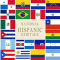XIFAN 21 Pcs Latin American Countries Flags 3x5 ft Outdoor, Latino Culture Flag Spanish Speaking Banners for National Heritage Hispanic Month Events Classroom Party Decoration, Banderas de Latinoamerica Flag with Brass Grommets