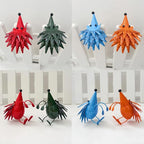 Cute Metal Hedgehog Statues (4PCS) Garden Figurines Outdoor Yard Ornaments for Patio Lawn Flower Beds Farmhouse Home Decor