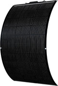 Flexible Solar Panel 150W Fiberglass Monocrystalline Lightweight Module for Off-Grid RV Boat Van Cabin Uneven Surfaces 12V Battery Charge (150W Solar Panel)