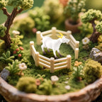 50 Pcs Miniature Goat Figurines Animal Figurines Set Plastic Realistic Mini Resin Lamb for Micro Landscape Fairy Garden Decor DIY Props