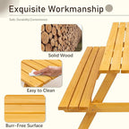 Picnic Table with Bench for 8 Person Outdoor Wooden Rectangle Table for Patio Garden Backyard Large Outside Dining Table Set with Umbrella Hole 6.25FT