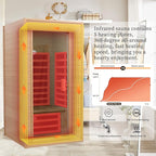 Infrared Saunas for Home 1 Person Indoor Sauna Dry Sauna for Home,1290W Low Emf Infrared Sauna Red Light Saunas for Home with Bluetooth Reading Light,Room:73.03 * 33.85 * 33.77Inch