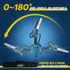 Cordless Pole Saw with 2 Max 20V*4Ah Batteries,8inch Chainsaw and Pole tree trimmer, Electric Pole Saw and Branch cutter Battery Powered,15-Foot Reach for Tree Trimming and Pruning