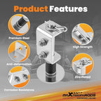 maXpeedingrods Plow Blade Skid Kit Snow Plow Skid Shoes