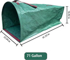 Leaf Dustpan, Leaf Collector, Large Yard Dustpan-Type Lawn and Leaf Bags Reusable, Leaves Collector, Garden Bags for Leaves, Debris, Grass, Clippings, Lawn Trash 71Gallon