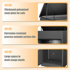 Package Delivery Boxes for Outside,Enlarged Porch Box for Packages with Coded Lock,Large Space,Waterproof,Cold-Rolled Steel Package Lock Box (19.7”x16.1”x41.3”)