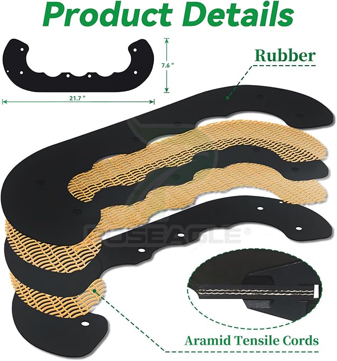 99-9313 Snow Blower Paddles with 55-8760 Scraper Blade 55-9300 Drive Belt Replaces 99 9313 for Toro CCR 2000, CCR 3650, CCR 2400, CCR 2500, CCR 2500R, CCR 3000, CCR 3000R Snowthrowers