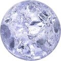 uxcell 40mm/1.6" Crystal Sphere Ball Ice Cracked Glass Solid Decorative Sphere Crystal Ball Prop Ornament for Feng Shui Divination Fortune Telling Tabletop Fountain Decoration, Purple