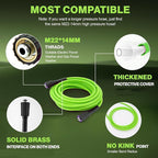 5000PSI Pressure Cleaner, 2025 New Power Cleaner with 33FT Flexible Extension Pressure Cleaner Hose Reel, 4 Nozzles, Professional Power Cleaners for Home/Car(Green)
