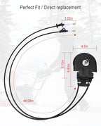 Snow Blower Rotor Cable Replace 581680302 581680301 587803401, Rotator Cable Assembly Fit for Husqvarna ST224 ST224P ST227P ST230P ST324 ST327 ST330 Poulan PR241 PR242 PR271 PR300