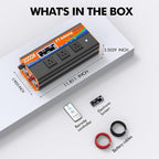 2000 Watt Inverter, Inverter 12v to 110v, LCD Display, 3 Ac Outlets, USB-C & Qc3.0 Ports, Dual Smart Fans, Remote. Power Inverters for Vehicles for Camping, Emergencies, Trucks, Rv, Off-Grid Solar