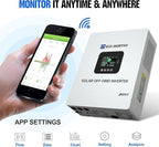 ECO-WORTHY Home Power Station Backup Power,20480Wh LiFePO4 Battery Support Communication、Bluetooth and WiFi,AC 5000W Inverter,Battery Monitor,for Home Backup,Emergency,Solar System Components