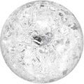 uxcell 40mm/1.6" Crystal Sphere Ball Ice Cracked Glass Solid Decorative Sphere Crystal Ball Prop Ornament for Feng Shui Divination Fortune Telling Tabletop Fountain Decoration, Clear